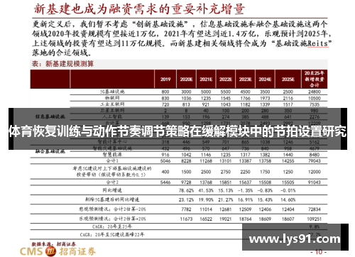 体育恢复训练与动作节奏调节策略在缓解模块中的节拍设置研究